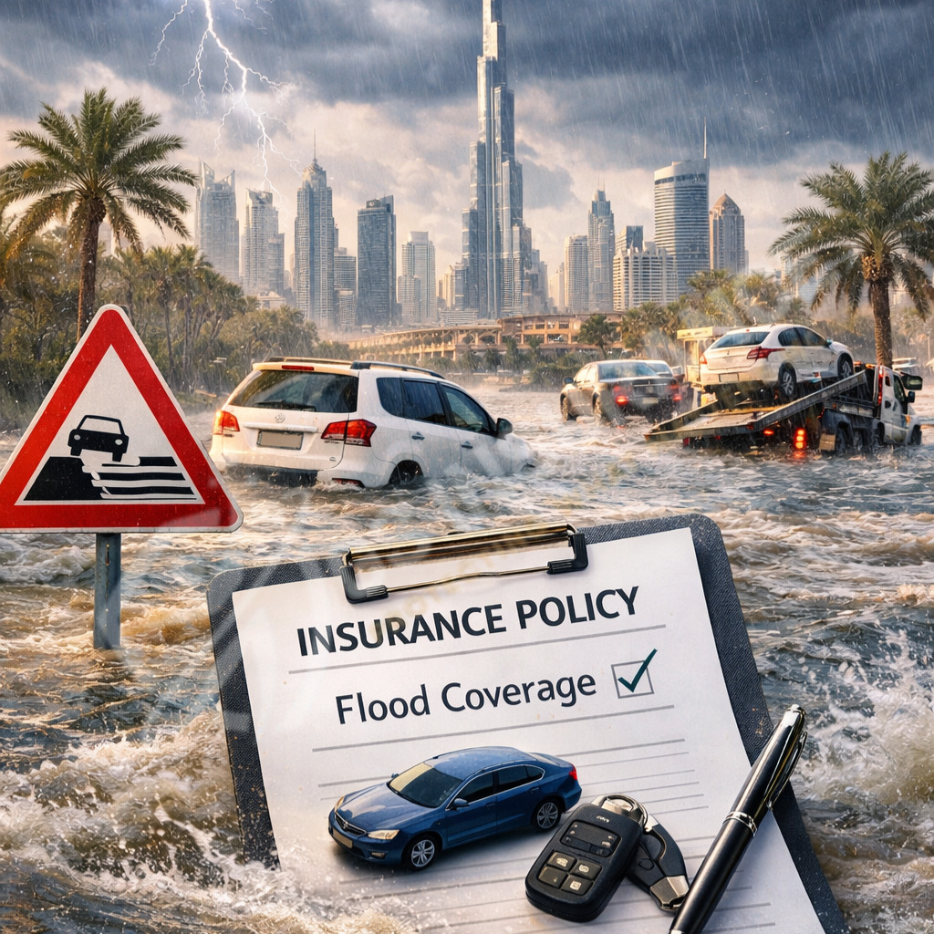 UAE Car Insurance Flood Coverage: What the Policy Says