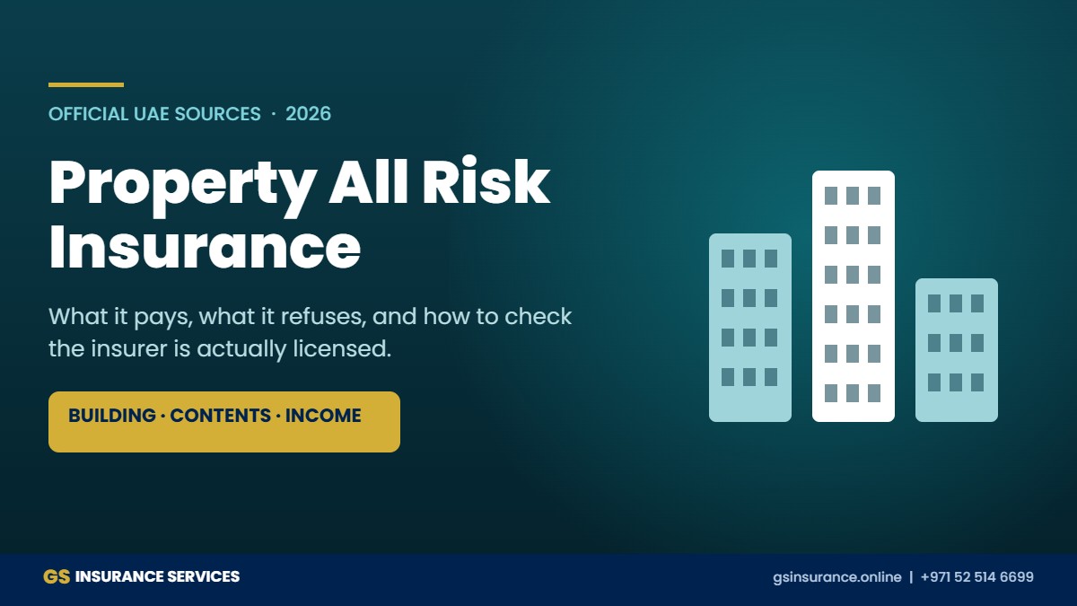 The Best Property All Risk Insurance in the UAE 2026
